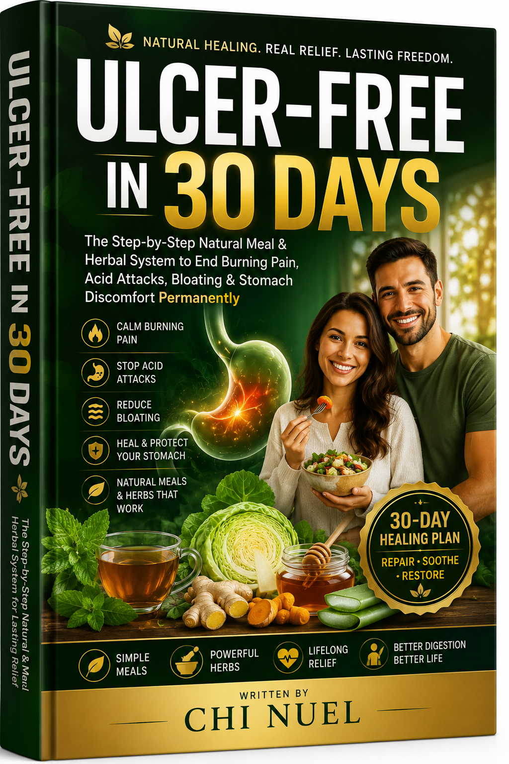 Ulcer-Free in 30 Days — PDF Guide Cover
