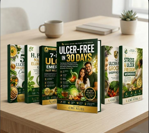 Complete bundle: Ulcer-Free in 30 Days main guide plus all 5 bonus guides
